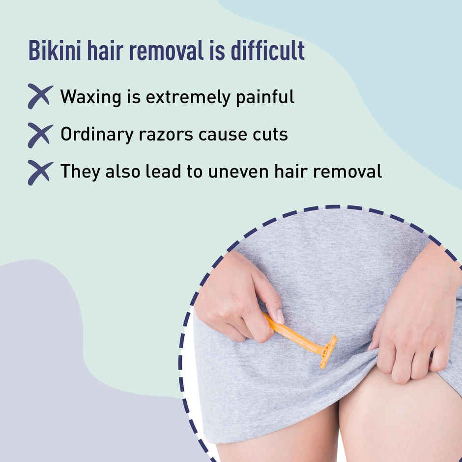 Sirona Reusable Bikini Hair Removal Razor For Women